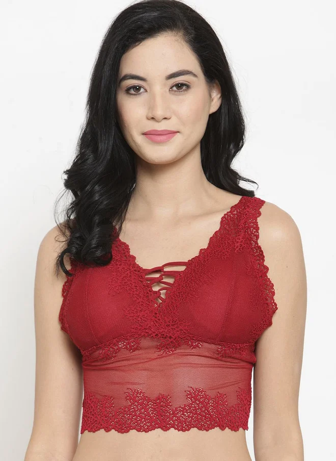 PRIZO PRIZO Bralette Bra Full Coverage Lightly Padded